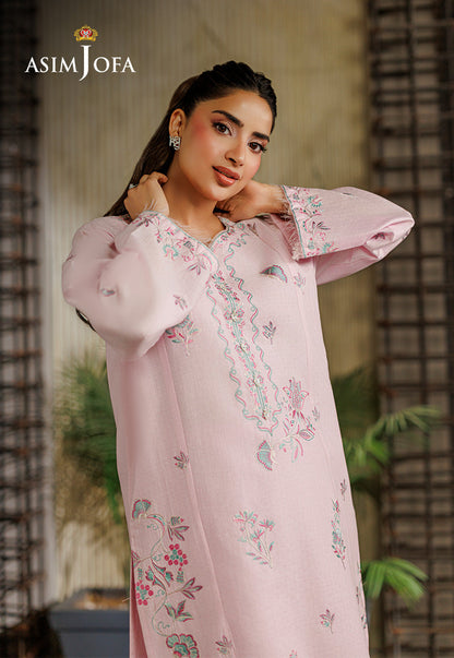 AJPB-302 Embroidered Cotton Dobby Stitched 2pcs