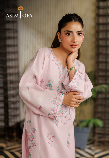 AJPB-302 Embroidered Cotton Dobby Stitched 2pcs