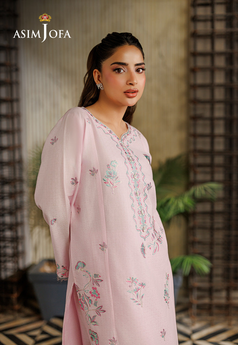 AJPB-302 Embroidered Cotton Dobby Stitched 2pcs