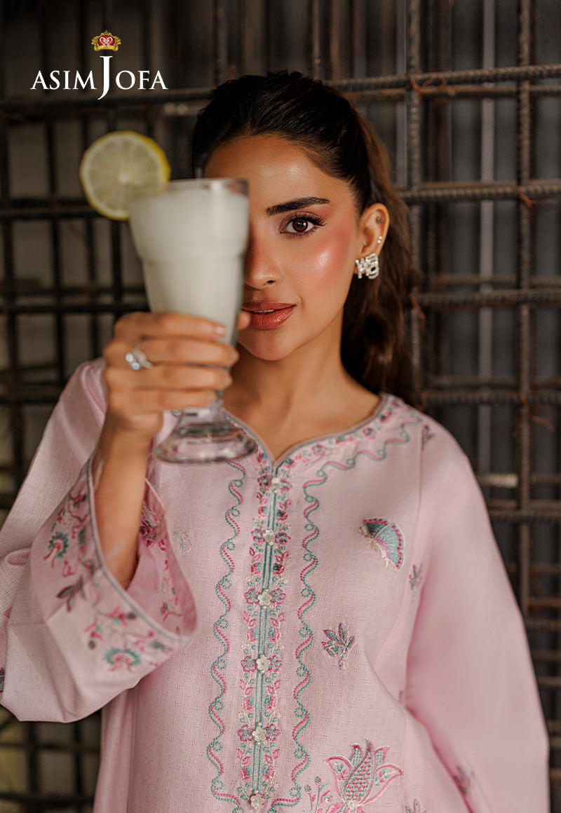 AJPB-302 Embroidered Cotton Dobby Stitched 2pcs