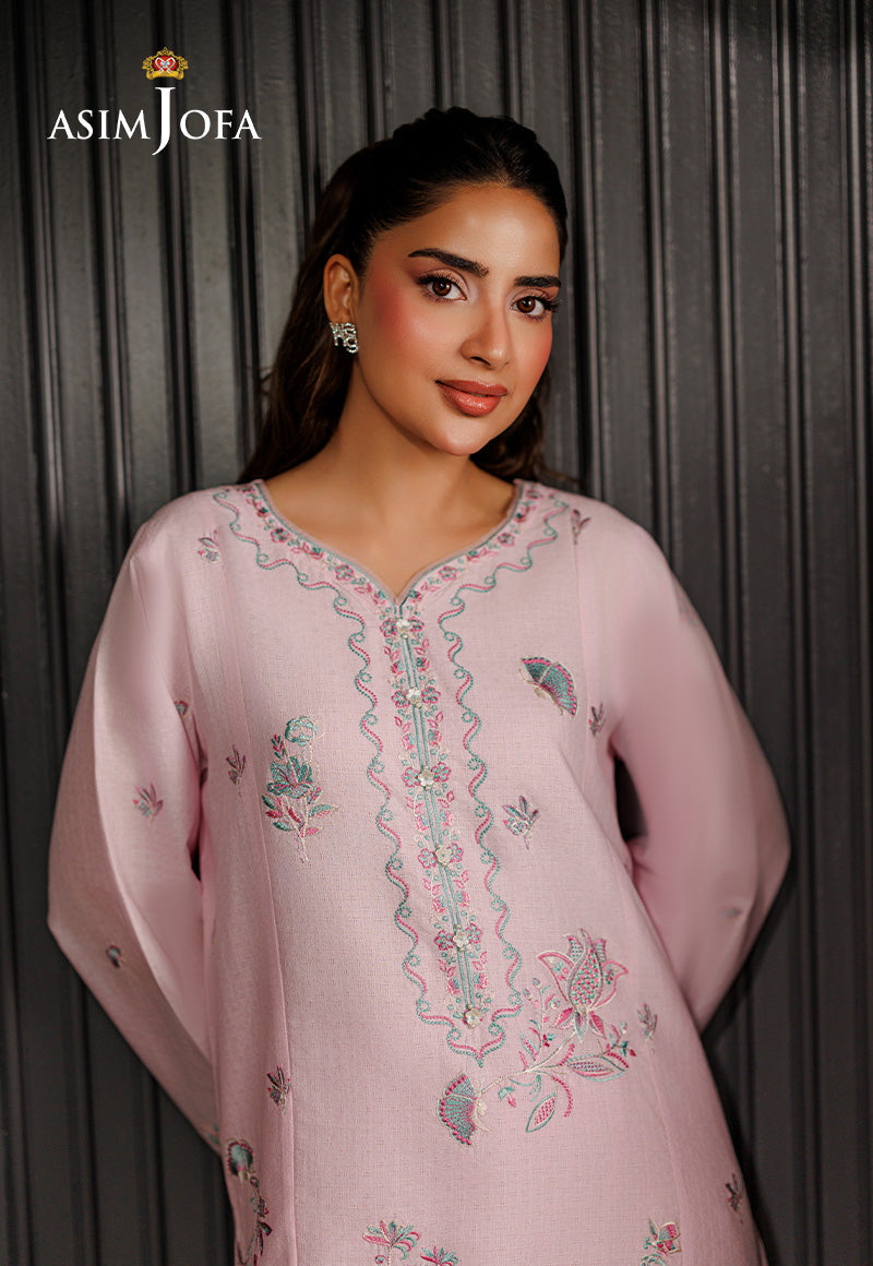 AJPB-302 Embroidered Cotton Dobby Stitched 2pcs