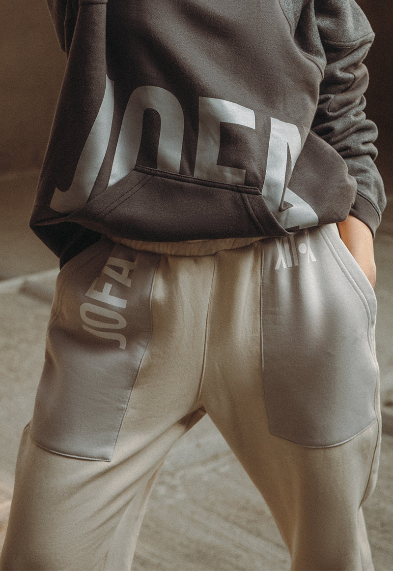 AJWPB-04 UNISEX WIDE-LEG EMBROIDERED SWEATPANTS 1 PC