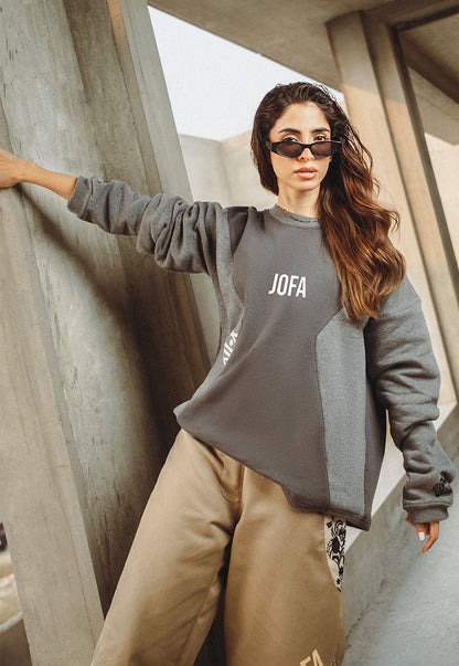 AJWPT-02 UNISEX PANELED SWEATSHIRT 1 PC