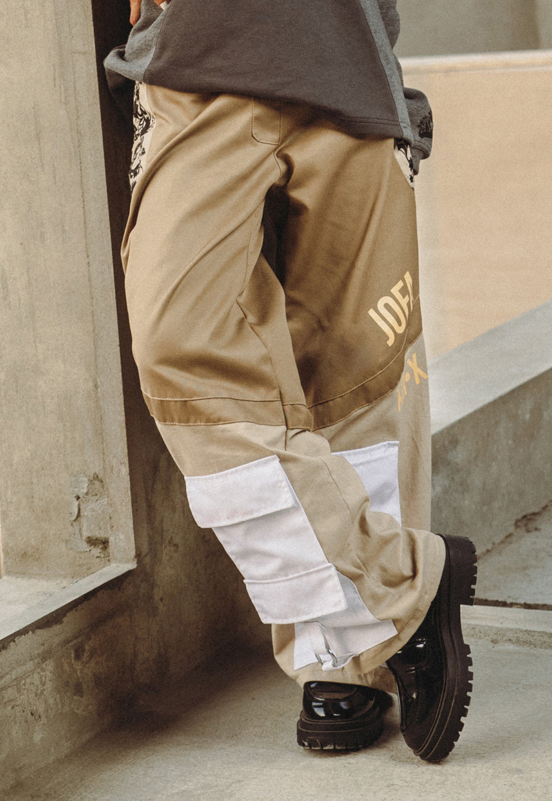 AJWPB-06 UNISEX COTTON TWILL WIDE LEG PANTS 1 PC