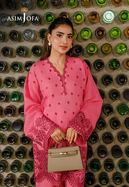 AJPB-316 Embroidered Raw Silk Stitched 2pcs