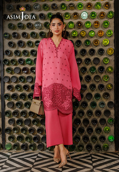 AJPB-316 Embroidered Raw Silk Stitched 2pcs
