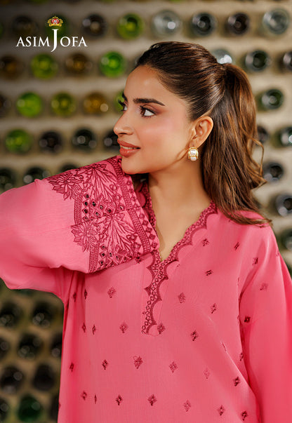 AJPB-316 Embroidered Raw Silk Stitched 2pcs