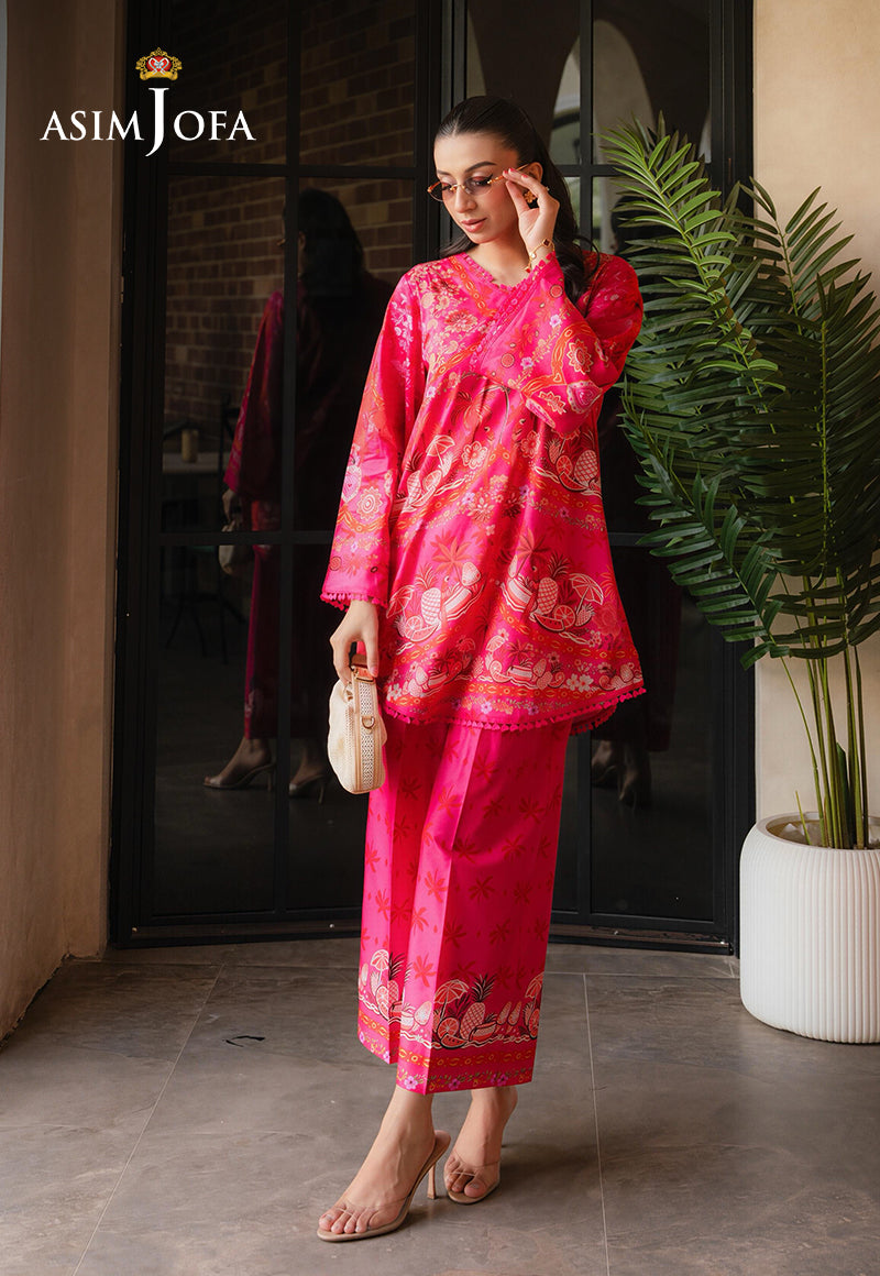 AJPB-312 Printed Lawn Stitched 2pcs