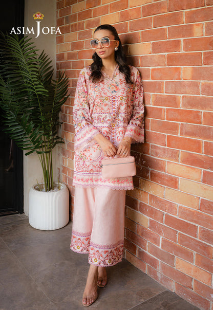 AJPB-309 Printed Lawn Stitched 2pcs
