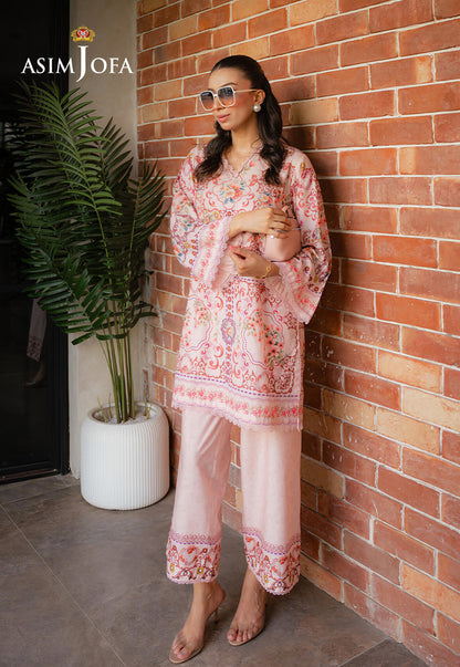 AJPB-309 Printed Lawn Stitched 2pcs
