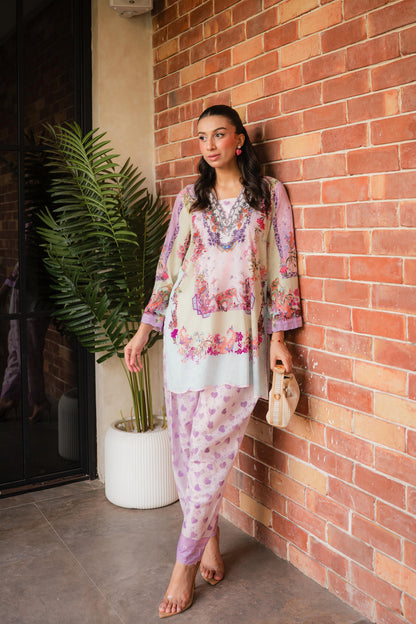 AJPB-310 Printed Lawn Stitched 2pcs