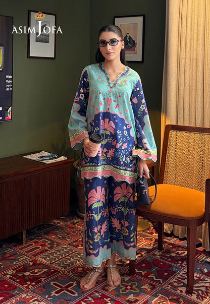 AJPBC-04 Printed Cambric Stitched 2 Pcs
