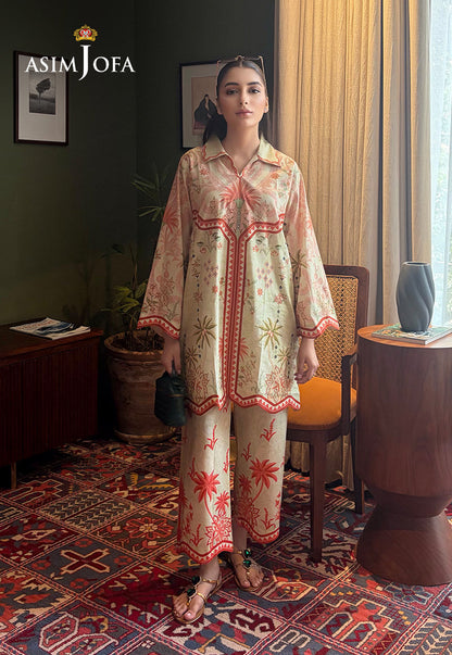 AJPBC-05 Printed Cambric Stitched 2 Pcs