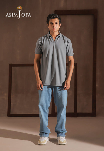 AJMPO-15 ZIPPER POLO T-SHIRT 1 PC