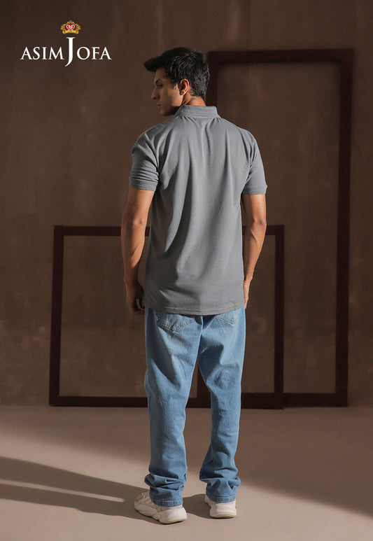 AJMPO-15 ZIPPER POLO T-SHIRT 1 PC