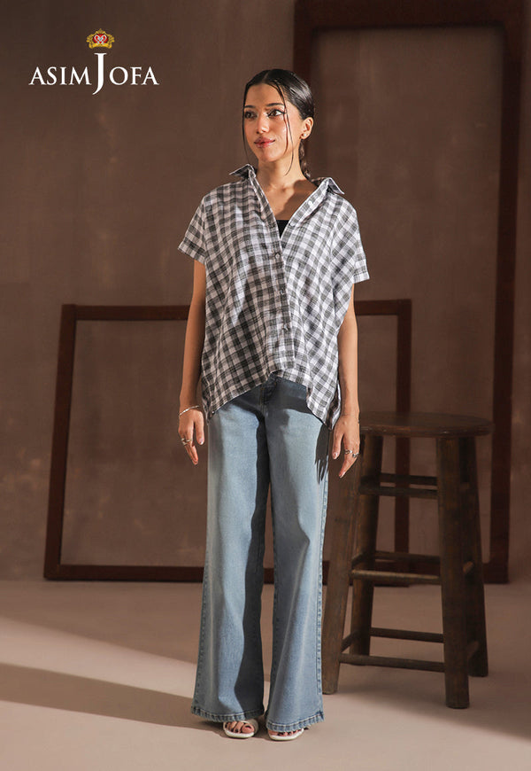 AJWWT-02 WOVEN CHECK SHIRT 1 PC