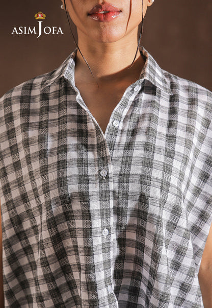 AJWWT-02 WOVEN CHECK SHIRT 1 PC