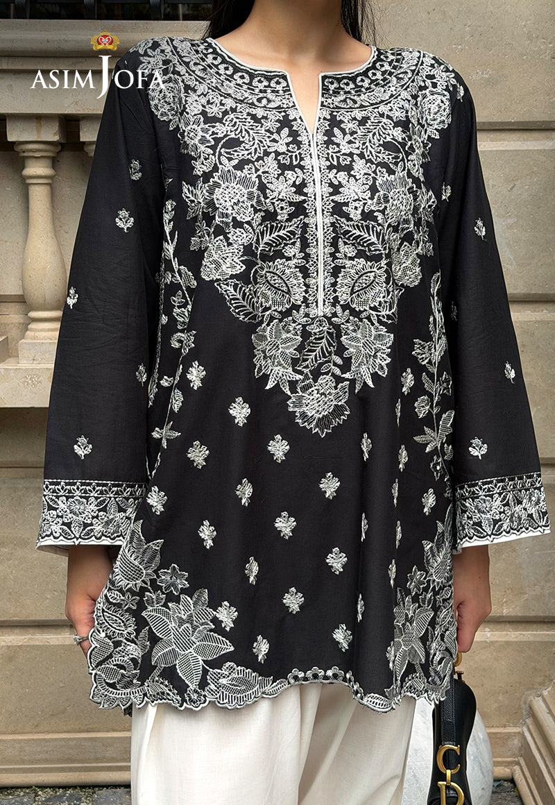 AJPBE-03 Embroidered Cambric Stitched 2 Pcs