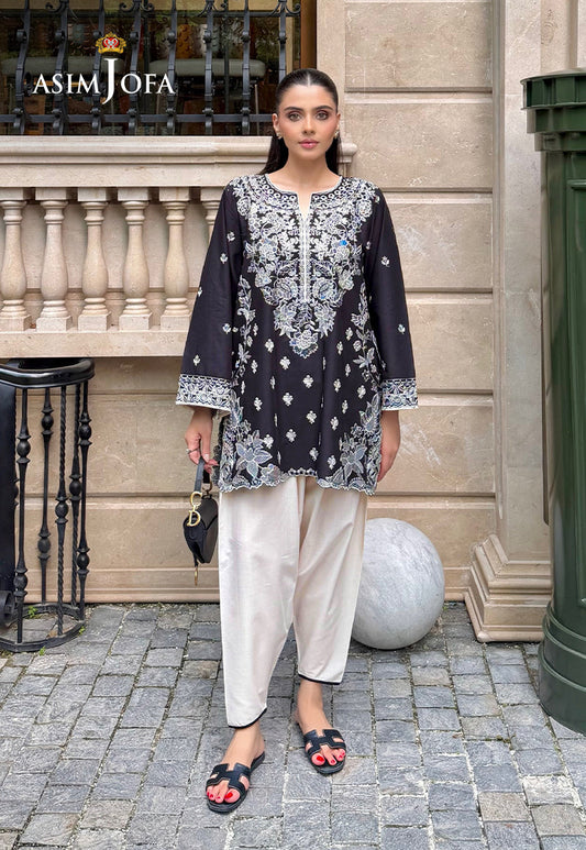 AJPBE-03 Embroidered Cambric Stitched 2 Pcs