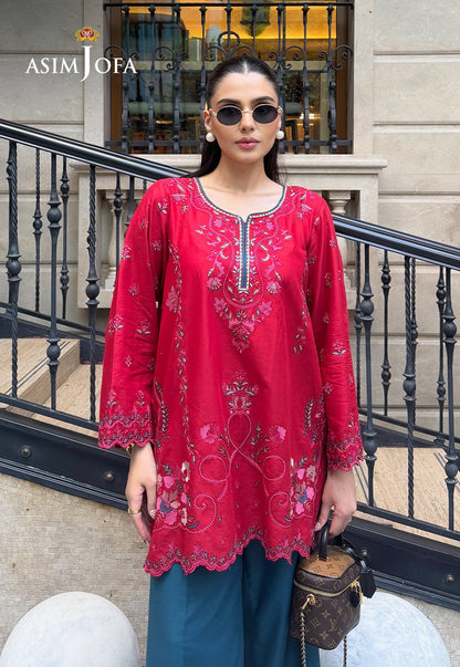 AJPBE-05 Embroidered Cambric Stitched 2 Pcs