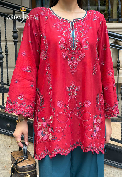 AJPBE-05 Embroidered Cambric Stitched 2 Pcs
