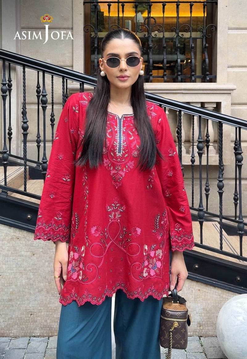 AJPBE-05 Embroidered Cambric Stitched 2 Pcs