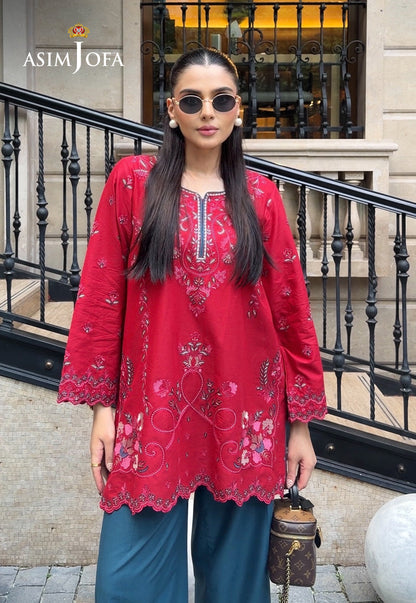 AJPBE-05 Embroidered Cambric Stitched 2 Pcs
