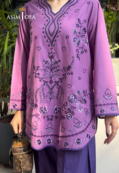 AJPBE-04 Embroidered Cambric Stitched 2 Pcs
