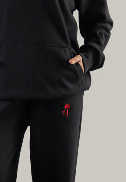 AJWET-01 UNISEX BLACK HOODIE 1 PC