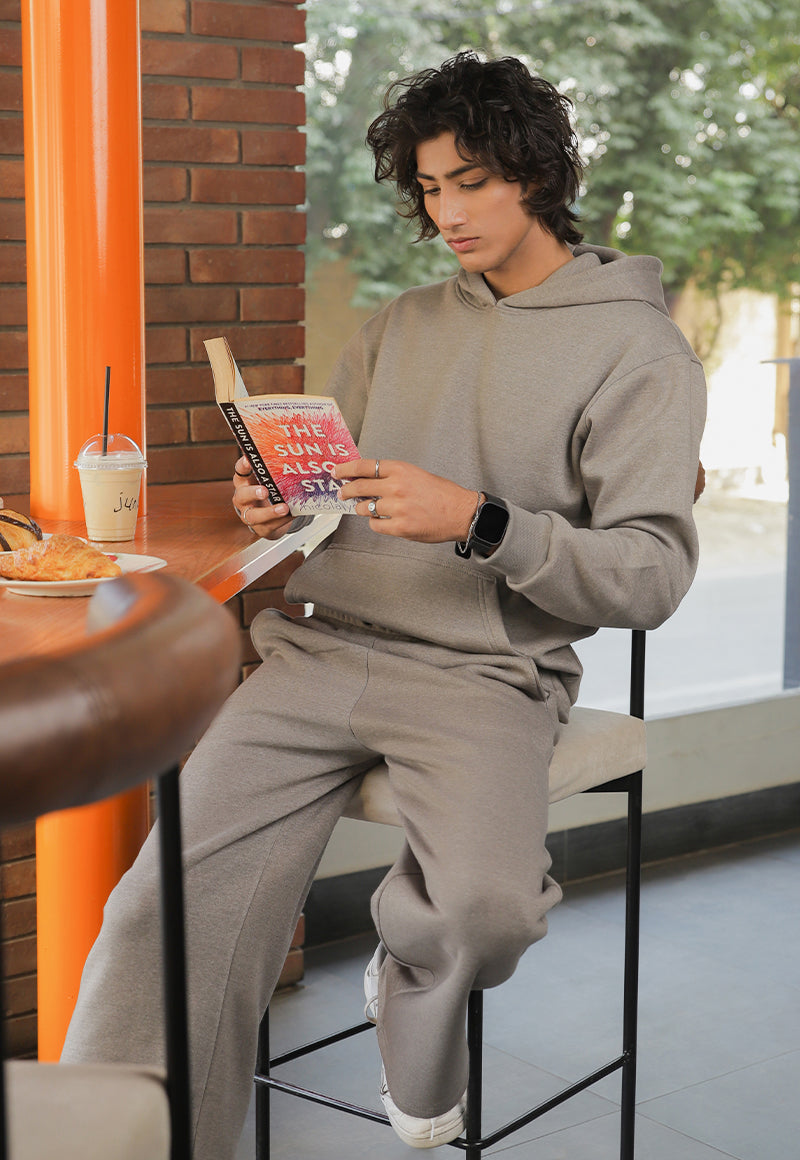 AJWET-03 UNISEX GREY HOODIE 1 PC