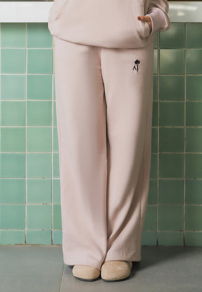 AJWEB-02 UNISEX LINEN BEIGE SWEATPANTS 1 PC