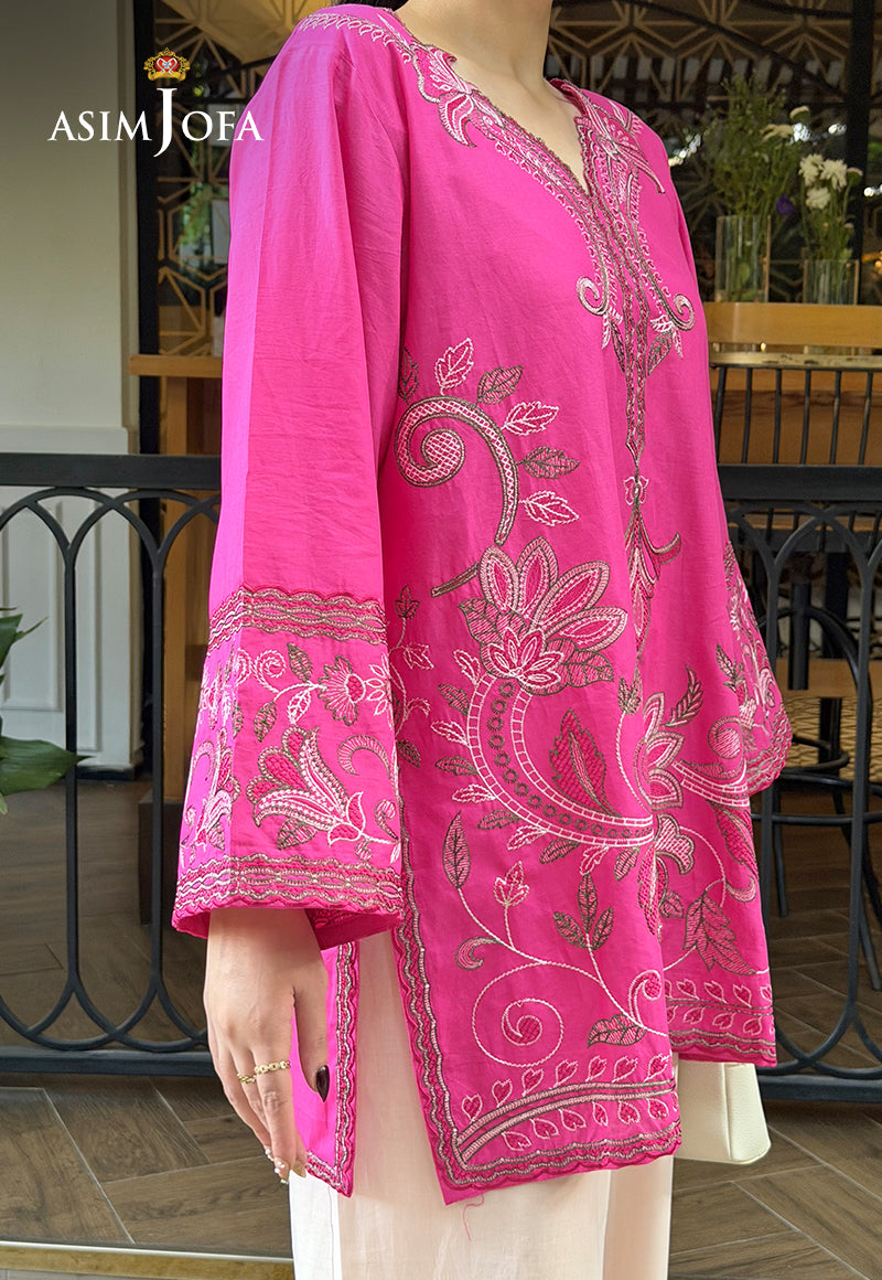 AJPBE-01 Embroidered Cambric Stitched 2 Pcs