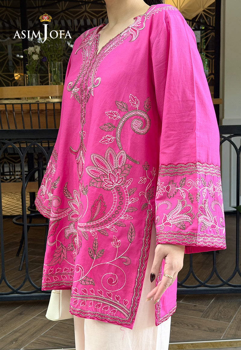 AJPBE-01 Embroidered Cambric Stitched 2 Pcs
