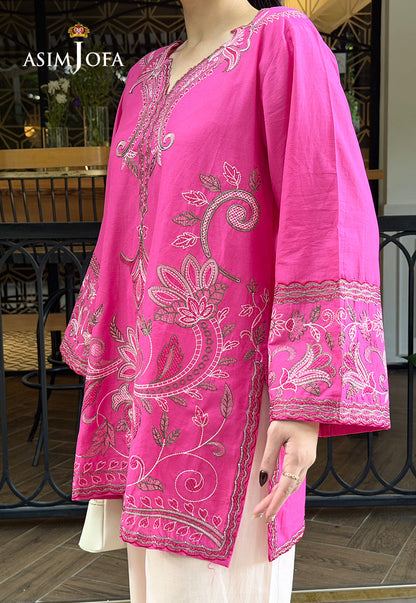 AJPBE-01 Embroidered Cambric Stitched 2 Pcs