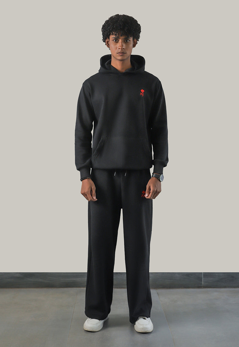 AJWET-01 UNISEX BLACK HOODIE 1 PC