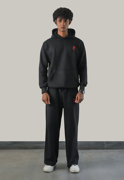 AJWET-01 UNISEX BLACK HOODIE 1 PC