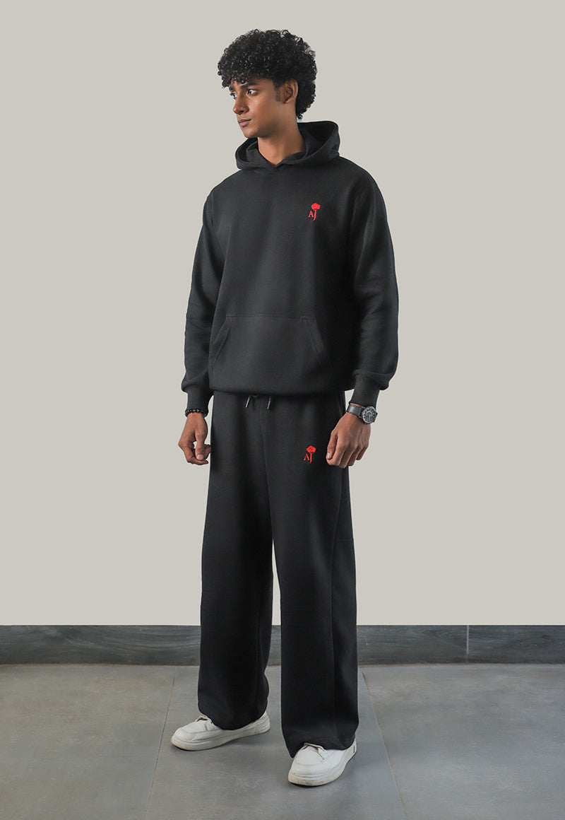 AJWET-01 UNISEX BLACK HOODIE 1 PC