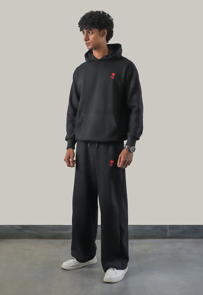 AJWET-01 UNISEX BLACK HOODIE 1 PC