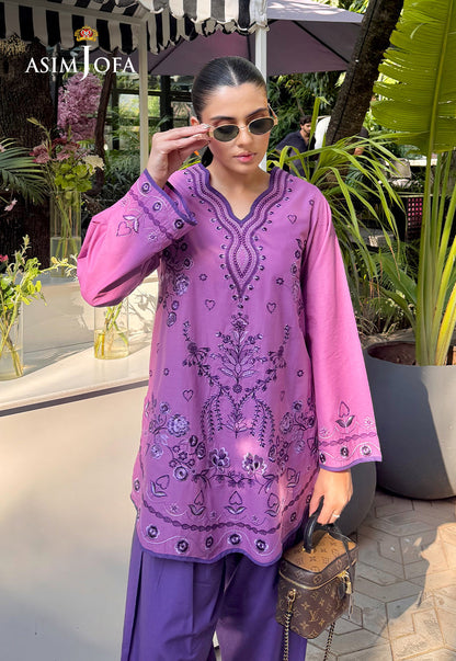 AJPBE-04 Embroidered Cambric Stitched 2 Pcs