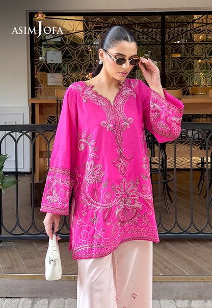 AJPBE-01 Embroidered Cambric Stitched 2 Pcs