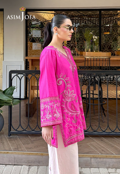 AJPBE-01 Embroidered Cambric Stitched 2 Pcs
