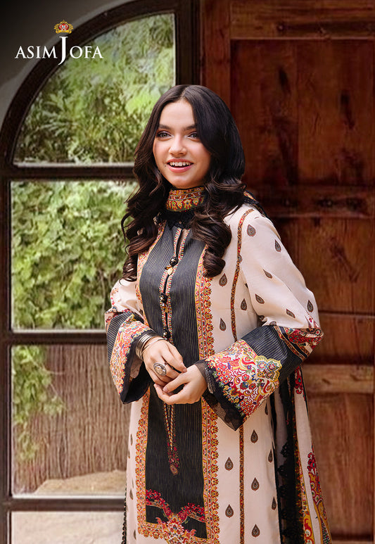 AJBB-01 PRINTED LAWN 3 PCS
