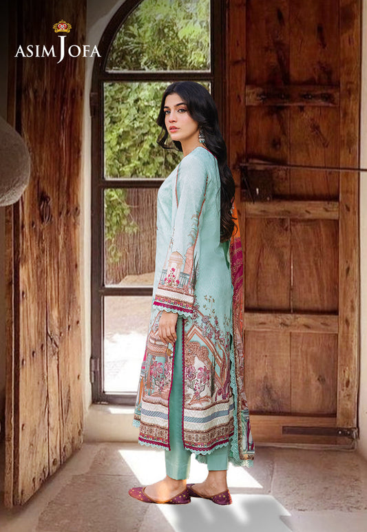 AJBB-07 PRINTED LAWN 3 PCS