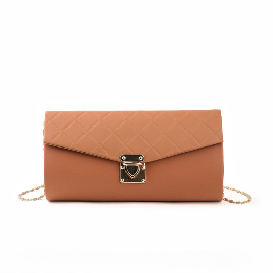 Buy Quilted Clutch - Mustard in Pakistan