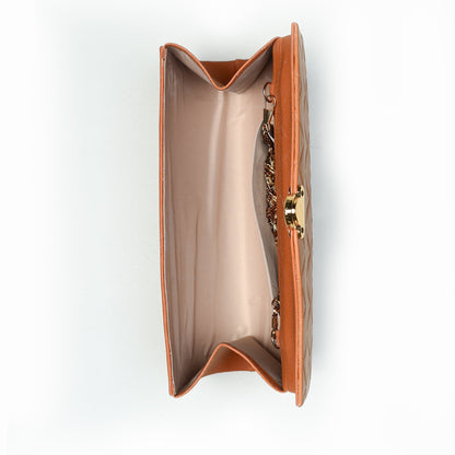 Buy Quilted Clutch - Mustard in Pakistan