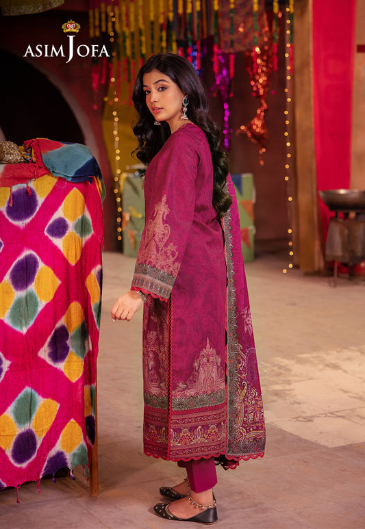AJEL-12 PRINTED LAWN 3 PCS