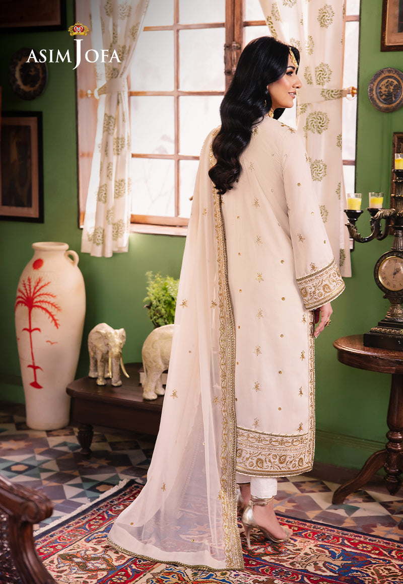 AJLP-05 EMBROIDERED TWISTED LAWN 3PCS