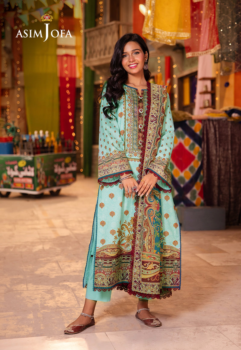 AJEL-05 PRINTED LAWN 3 PCS