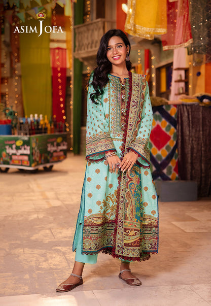 AJEL-05 PRINTED LAWN 3 PCS