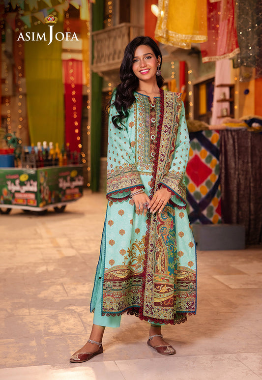 AJEL-05 PRINTED LAWN 3 PCS